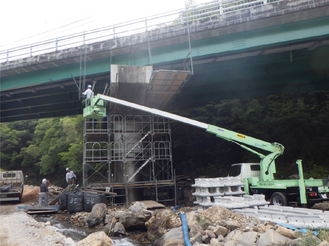 橋梁耐震補強工事